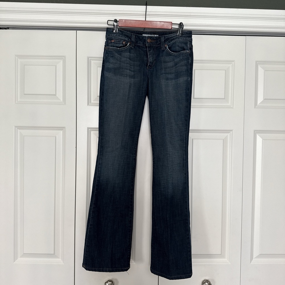 Joe’s Jeans Honey Vintage Y2K Dark Blue low rise bell bottom flare Jeans